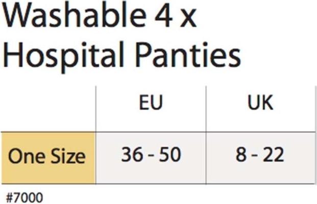 Actual product image Carriwell Hospital Briefs (One size, pack of 4)