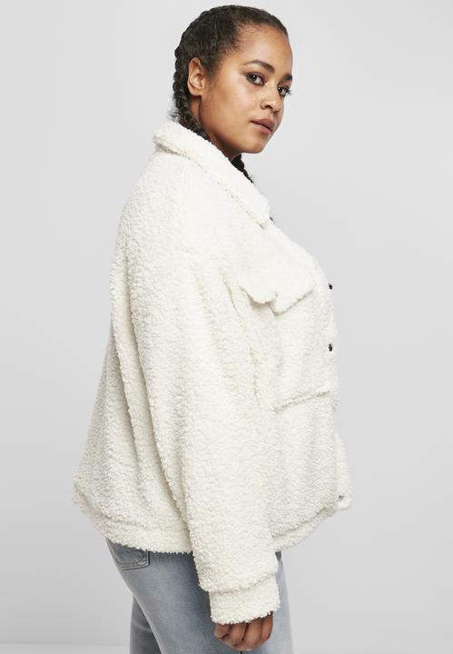 Actual product image Urban Classics Ladies Sherpa Trucker Jacket - 13447 (5XL)
