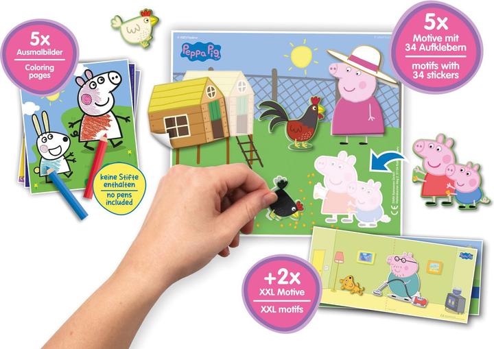 Actual product image Lena Stick with me Peppa Pig, folding box