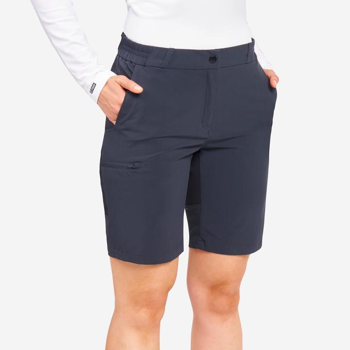 Image du produit Tribord Short de voile déperlant Femme - Sailing 500 gris foncé (30)