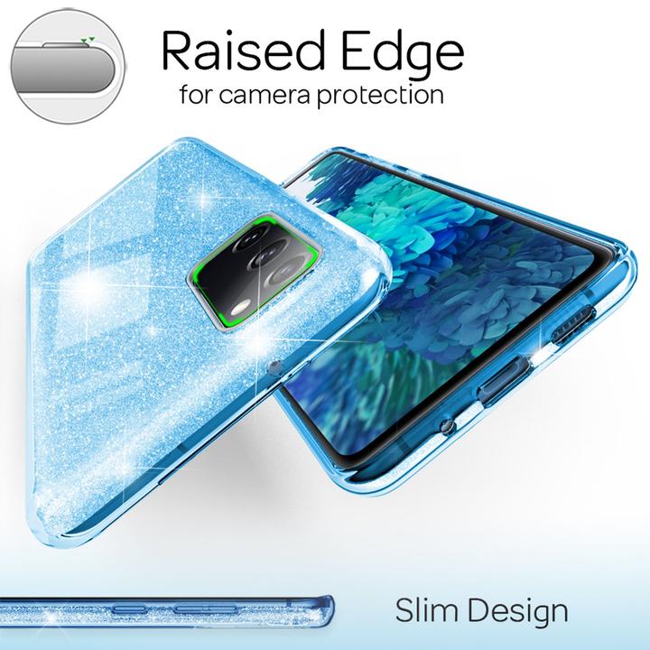 Actual product image Nalia Glitter cover (Samsung Galaxy S20 FE)
