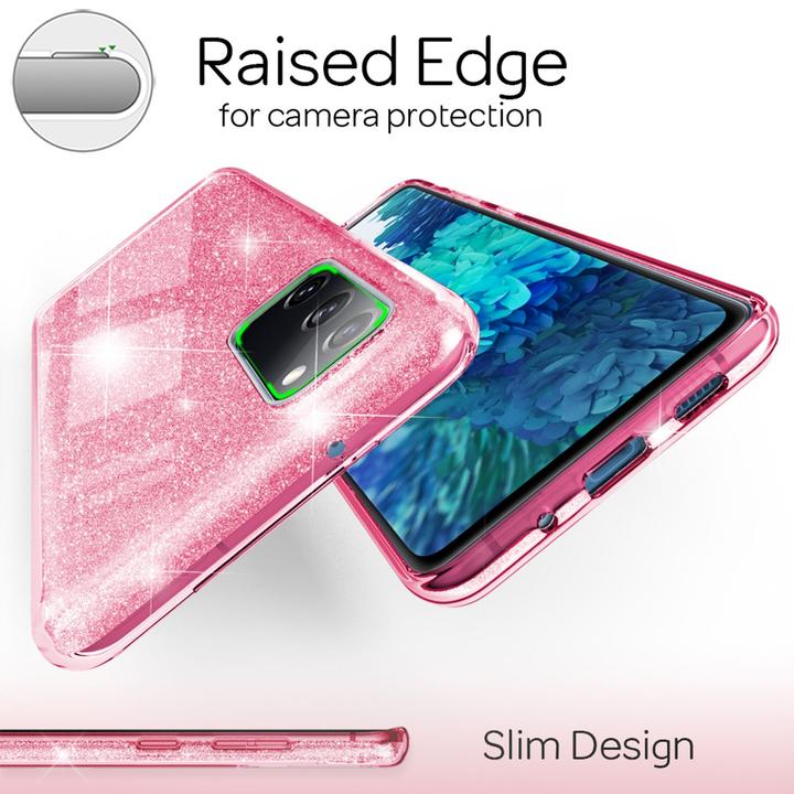 Actual product image Nalia Glitter cover (Samsung Galaxy S20 FE)