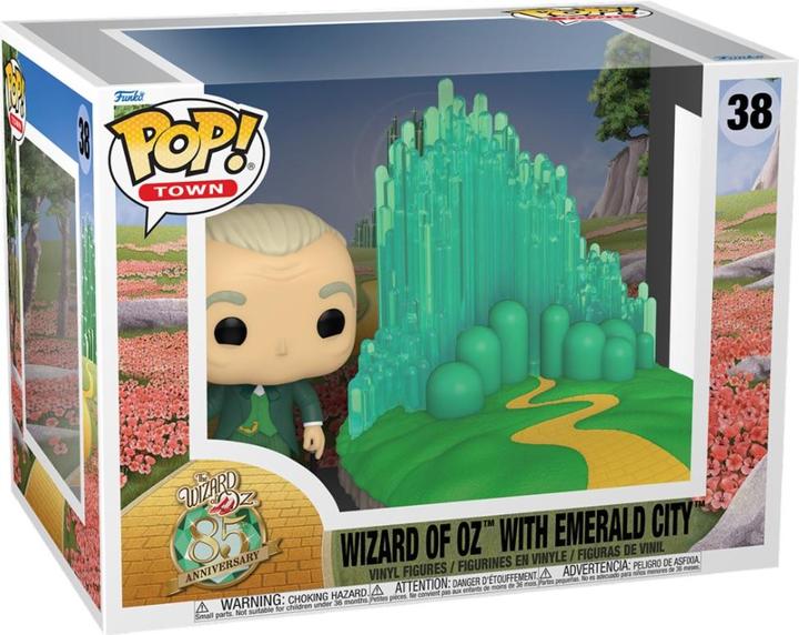 Actual product image Funko The Wizard of Oz POP! Town Vinyl Figure Emerald City w/Wizard 9 cm