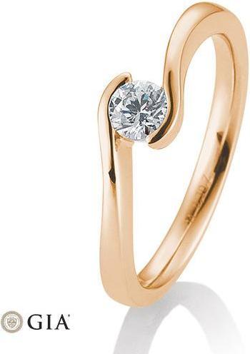 Produktbild Breuning Ring Schwung 0,05-0,30ct. (54, 585/14 K Gold)