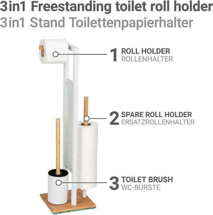 Produktbild Wenko Stand WC-Garnitur Rivalta