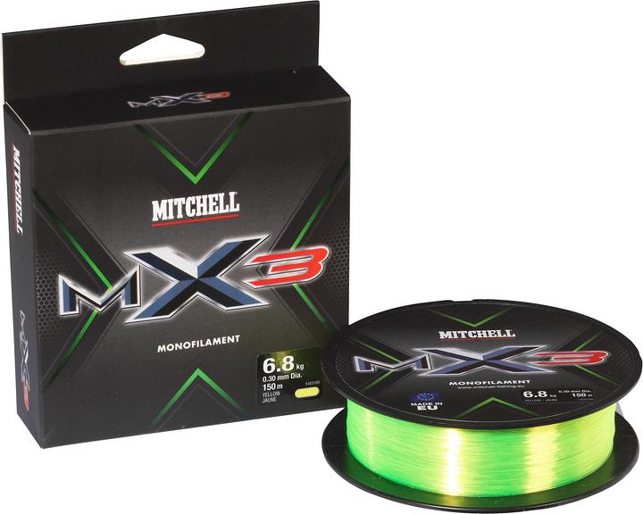 Mitchell MX3 Mono Yellow (3.10 kg, 0.20 mm)