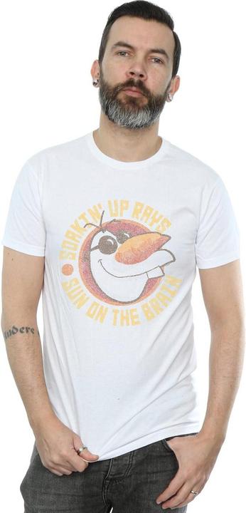 Immagine prodotto Disney Frozen Olaf Sun On The Brain Maglietta Uomo (5XL)