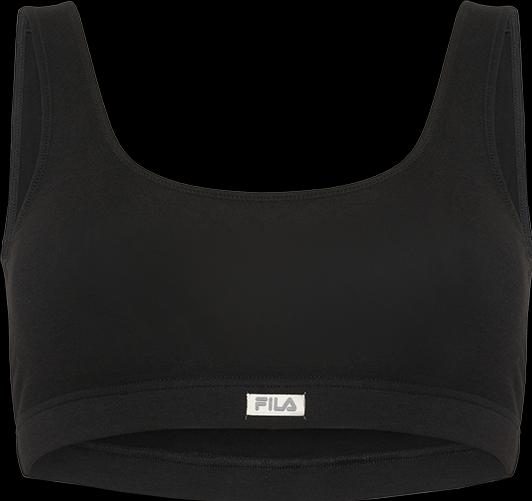 Actual product image FILA Woman Bra Elastic With Logo In Bamboo (L, Single pack)