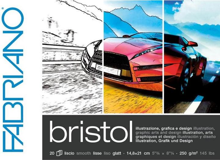 Fabriano Malblock Bristol A5, 20 Blatt (A5)