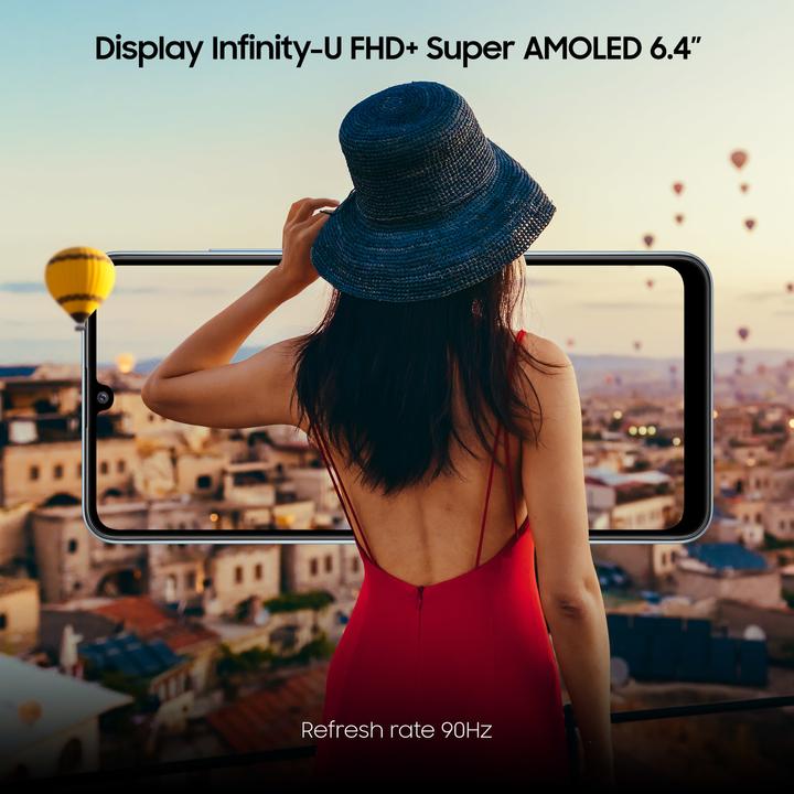 Image du produit Samsung Galaxy A32 UE (128 Go, Bleu génial, 6.40", Double SIM, 64.14 Mpx, 4G)