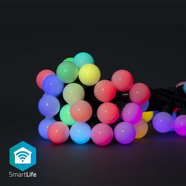 Immagine prodotto Nedis SmartLife LED decorativo | Wi-Fi | RGB | 48 LED | 10,80m | Android™ / IOS (10.80 m)