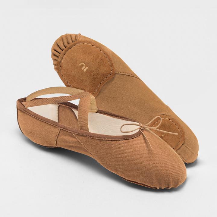 Produktbild Starever Ballettschuhe Leinen - hellbraun (32)