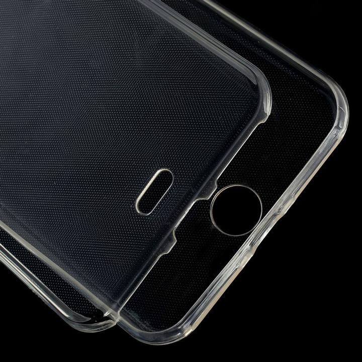 Produktbild König Design Apple iPhone 8 Plus Full Body 360 Silikon Schutzhülle Handyhülle Case Hülle Klar (Apple iPhone 8 Plus)