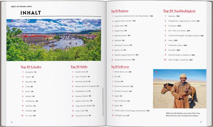 Image du produit Reiseführer Best in Travel 2024 (Allemand, Claudia Riefert, Yvonne Jäckel, Jens Bey, 2023)