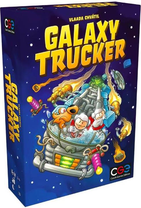 Actual product image Czech games edition Galaxy Trucker 2nd Edition (German)