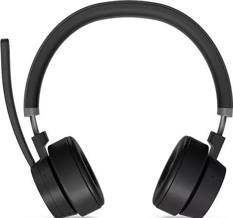 Actual product image Lenovo Go Wireless ANC Headset w/ Charging Stand MS Teams (Wireless, Cable, USB-C)