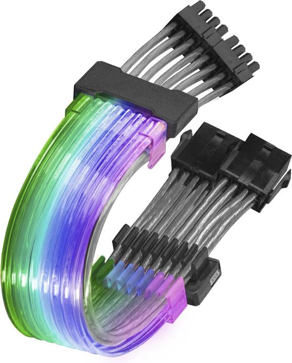 Produktbild Mars Gaming CÂBLE 16 PIN (8+8PIN PCIE) MCA RGB