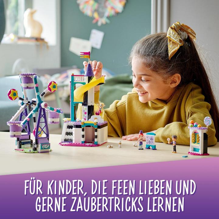 Immagine prodotto LEGO La Ruota panoramica e lo scivolo magici (41689, LEGO Friends)