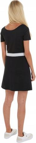 Actual product image Tommy Hilfiger Tjw Ladies Logo Tape Fit & Flare Dress (S)