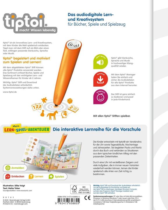 Produktbild tiptoi Uhr und Zeit (Deutsch)