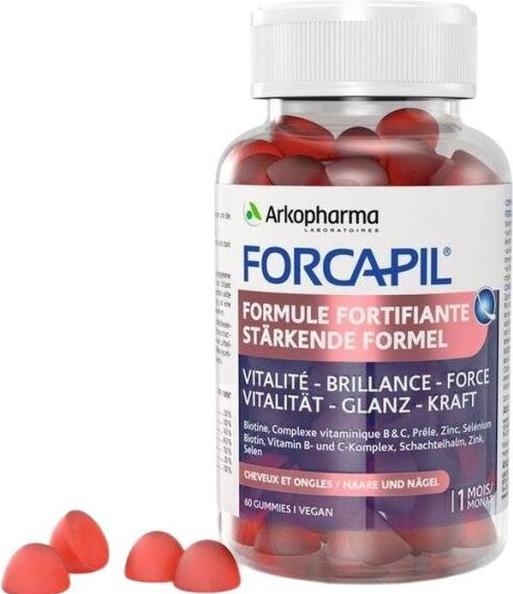 Produktbild Arkopharma Forcapil Gummies Haare und Nägel (60 Stück, Gummies, 192 g)