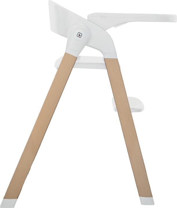 Produktbild BabyGo Hochstuhl Levels white wood optic (Hochstuhl)