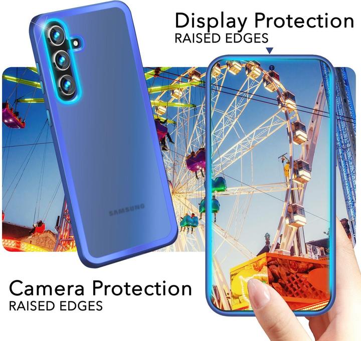 Produktbild Nalia Semi-Transparente Hybrid Hülle mit Schutzrahmen (Samsung Galaxy S24+)