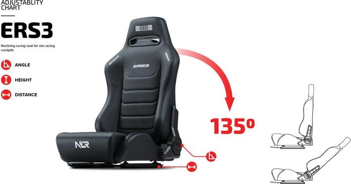 Actual product image Next Level Racing Ers3 Seat