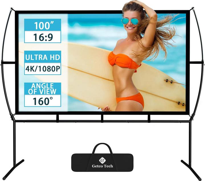 Getco Tech Beamerleinwand (100", 16:9)