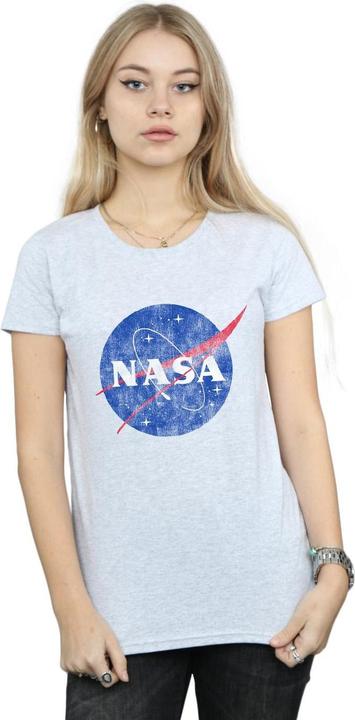 Actual product image Nasa Womens/Ladies Insignia Distressed Logo T-Shirt (L)