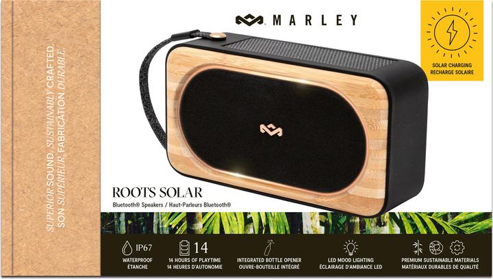 Immagine prodotto House of Marley Roots Solar Bluetooth Lautsprecher (14 h, Pannello solare)