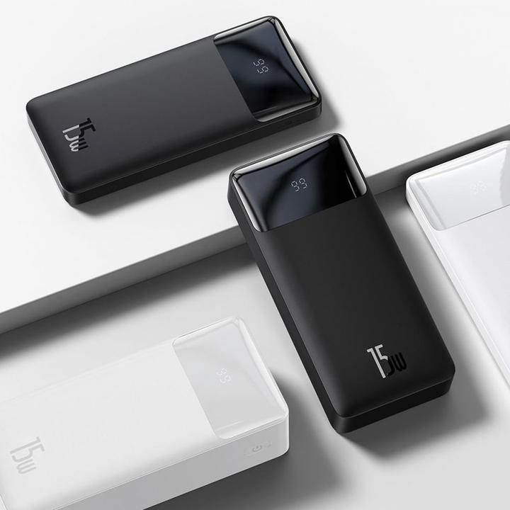 Produktbild Baseus Powerbank Bipow 10000mAh, 15W (white) (10000 mAh, 15 W, 74000 Wh)