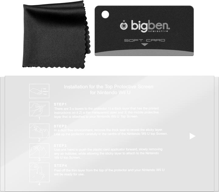 Produktbild Bigben Proteck Kit / Screen Protector Gamepad (Wii U)