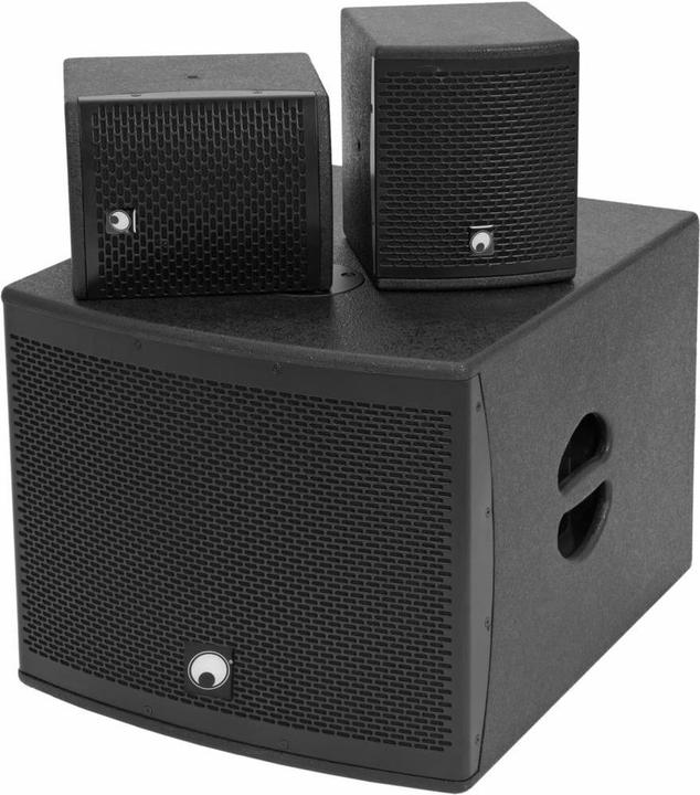 Produktbild Omnitronic Molly-12A Aktives PA-Lautsprecher-Set inkl. Subwoofer, Bluetooth (Aktiv)