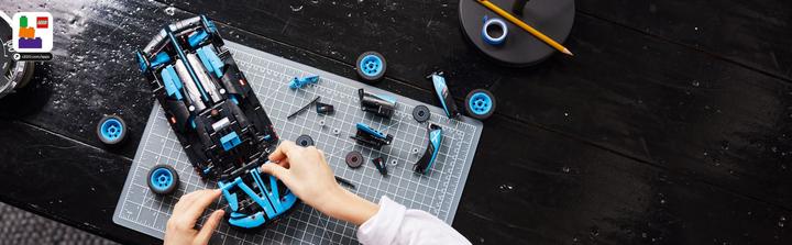 Actual product image LEGO Technic Bugatti Bolide Agile Blue (42162, LEGO Technic)