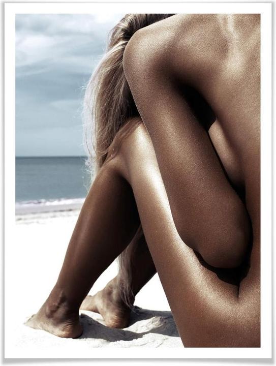 Actual product image Trenddeko Naked on the beach (60 x 80 cm)