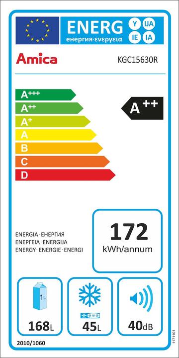 Energie-Label Amica KGC 15630 R (213 l)