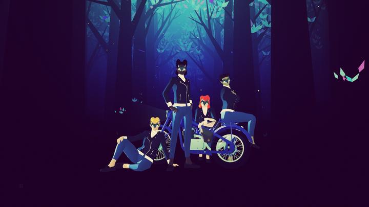Actual product image Annapurna Interactive Sayonara Wild Hearts (Import) (PS4, EN)