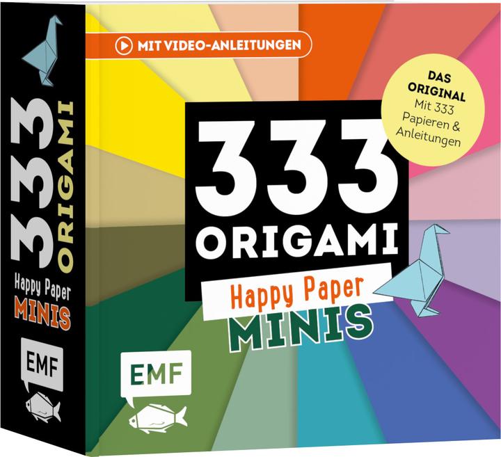 Actual product image 333 Origami Minis - Happy Paper - Your decorative reversible pad for creative folding & note-taking (1 x)