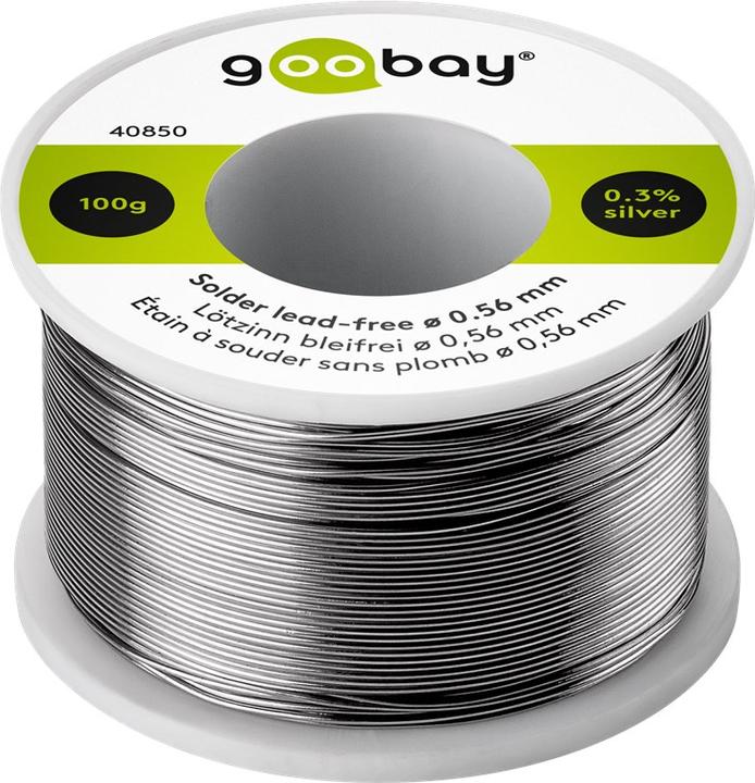 Produktbild Goobay Profi Lötzinn bleifrei, ø 0,56 mm, 100 g (Lötzinn)
