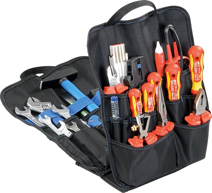 Produktbild HEYTEC Elektriker Rucksack mit VDE-Werkzeugsortiment, 26-tlg. (26 Teile)