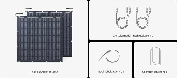 Produktbild Zendure Solarpanel Flexibel (210 W, 4.50 kg)