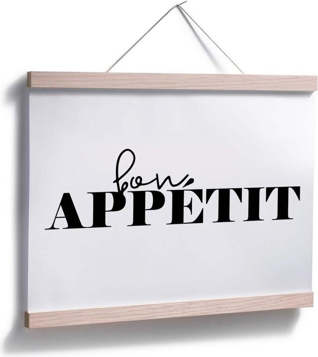Produktbild Trenddeko Poster Bon Appetit 24 x 30 cm, Papier (24 x 30 cm)
