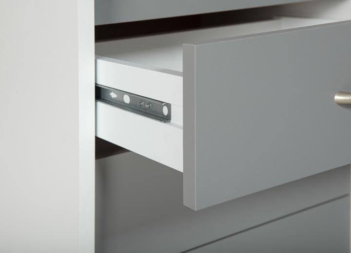 Produktbild Inter Link Container PRINTI Rollcontainer Printi weiss-grau (40 x 65 x 36 cm)