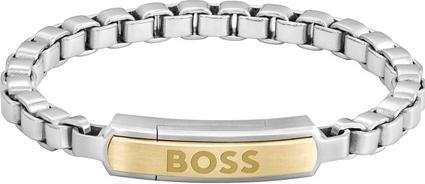 Immagine prodotto Hugo Boss Bracciale bicolore da uomo Timeless in acciaio Devon 1580597 - Lunghezza: 19 cm (19 cm)
