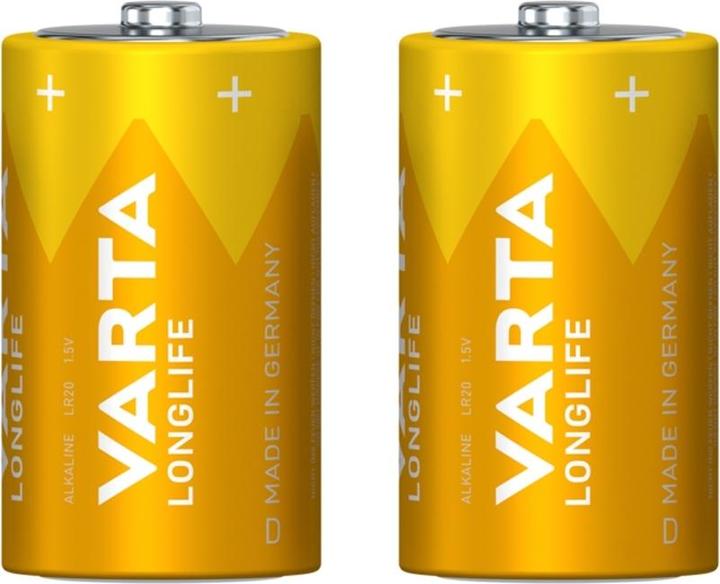 Produktbild Varta Longlife (2 Stk., D, 15800 mAh)