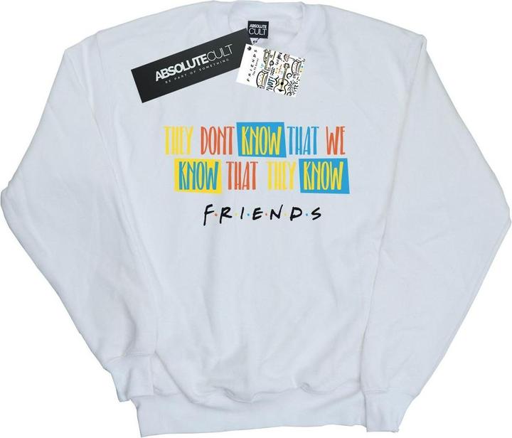 Produktbild Friends They Don't Know Script Sweatshirt Mädchen (152, 158)