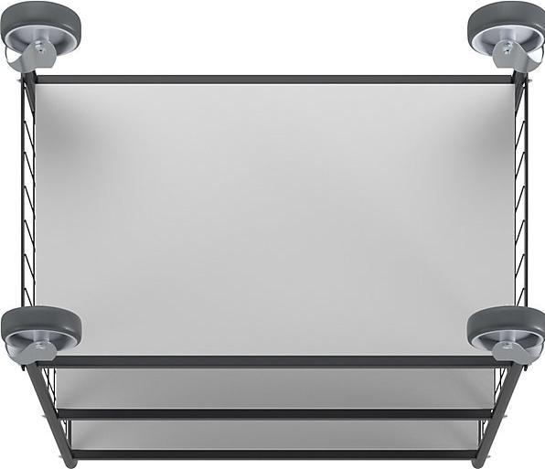 Immagine prodotto Ebinger Carrello a ripiani per ufficio, lungh. x largh. x alt. 830 x 510 x 935 mm, 3 (150 kg)