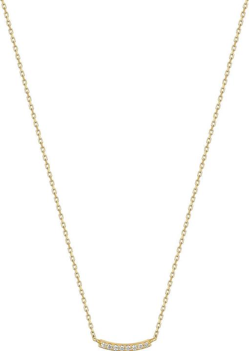 Produktbild Ania Haie NAU004-03YG Magma Curve Damen Halskette Gold 14K, verstellbar (Oro amarillo 14K, 40 - 45 cm)