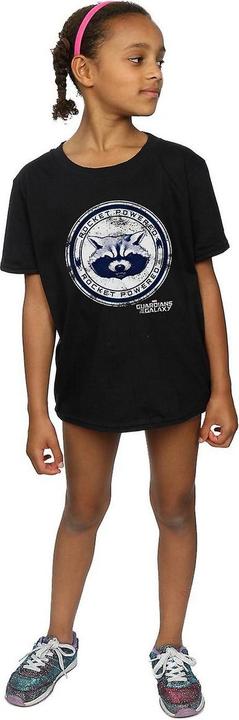 Actual product image Guardians of the Galaxy Girls Rocket Powered Cotton T-Shirt (140, 146)